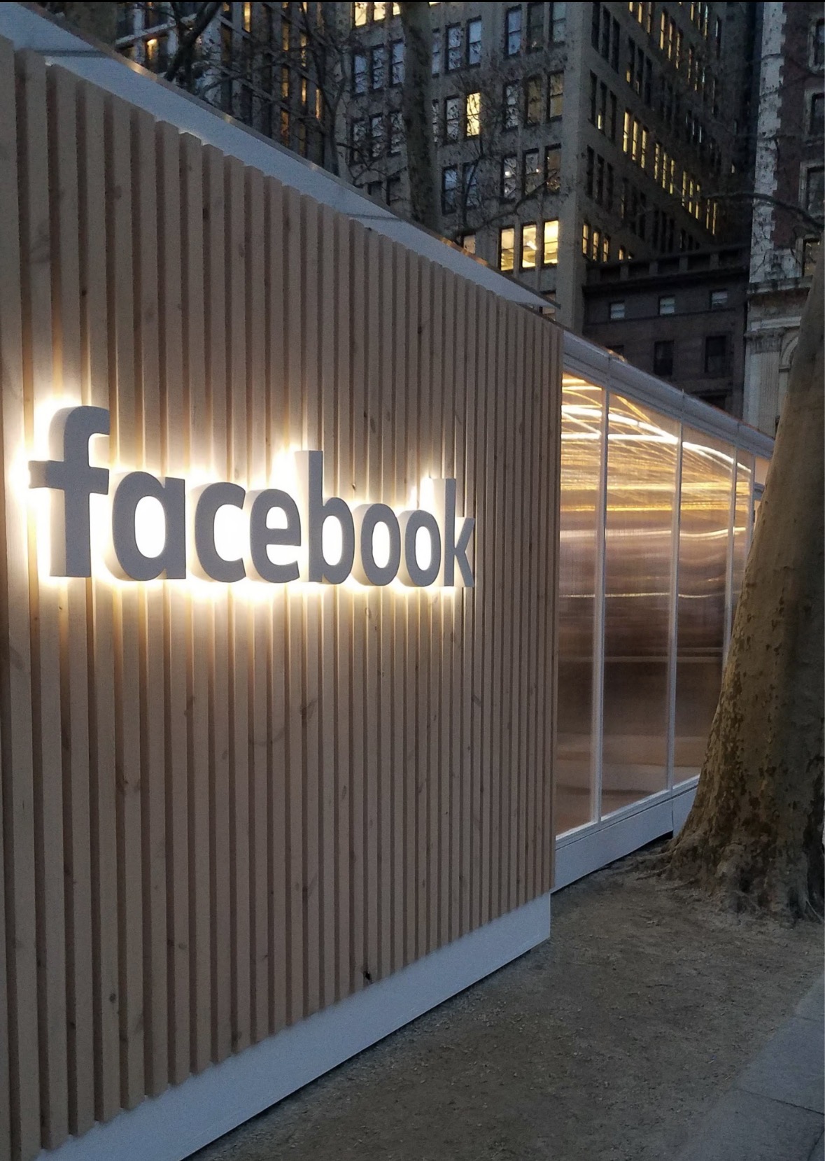 Facebook NYC popup